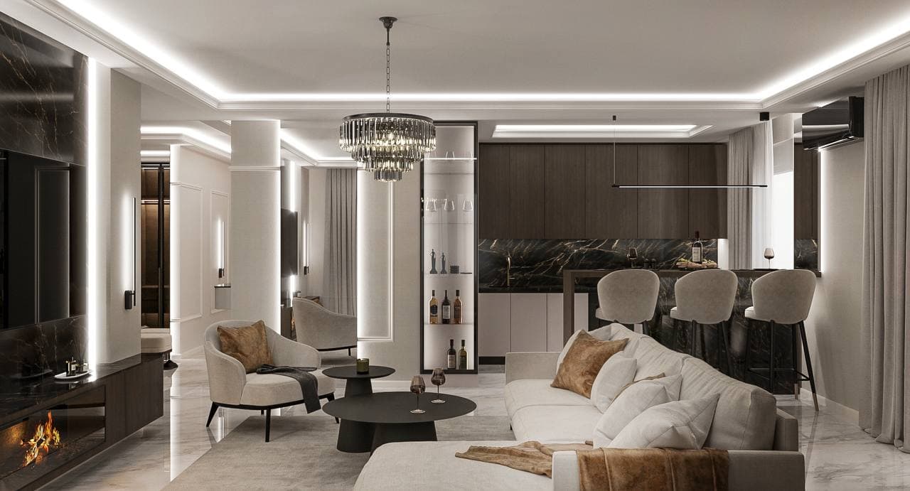 Luxury Living Room Interior